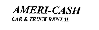AMERI-CASH CAR & TRUCK RENTAL logo