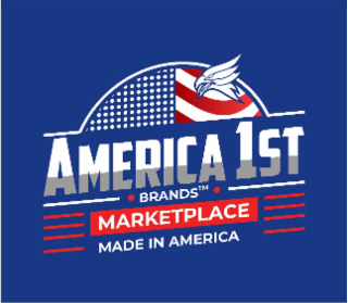AMERICA 1ST BRANDS MARKETPLACE MADE IN AMERICA logo