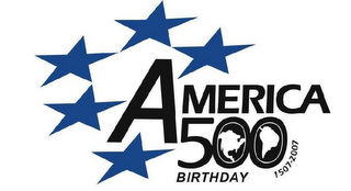 AMERICA 500 BIRTHDAY 1507-2007 logo