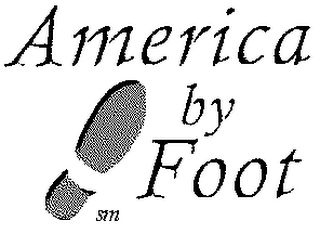 AMERICA BY FOOT logo