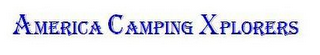 AMERICA CAMPING XPLORERS logo