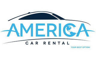 AMERICA CAR RENTAL YOUR BEST OPTION! logo