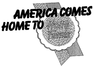 AMERICA COMES HOME TO HOLLY FARMS logo
