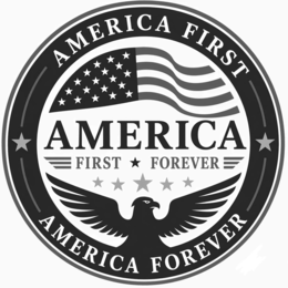 AMERICA FIRST AMERICA FOREVER logo