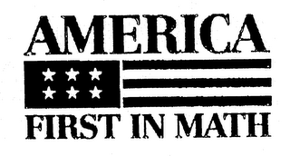 AMERICA FIRST IN MATH logo