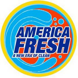 AMERICA FRESH A NEW ERA OF CLEAN logo