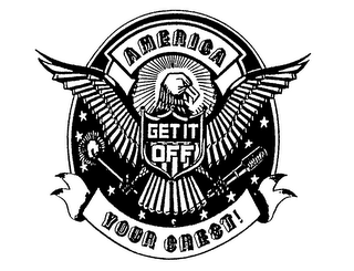 AMERICA GET IT OFF YOUR CHEST! logo