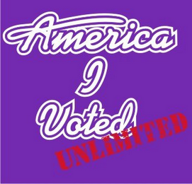 AMERICA I VOTED UNLIMITED logo