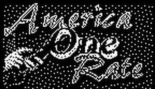 AMERICA ONE RATE logo