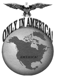 AMERICA! ONLY IN AMERICA! logo