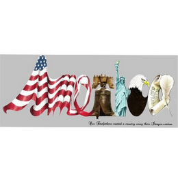 AMERICA OUR FOREFATHERS CREATED A COUNTRY USING THEIR IMAGIN * NATION logo