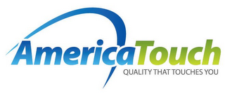 AMERICA TOUCH QUALITY THAT TOUCHES YOU logo