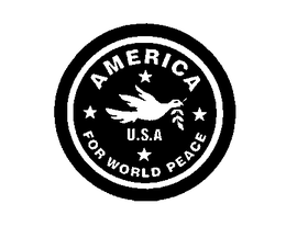 AMERICA U.S.A. FOR WORLD PEACE logo