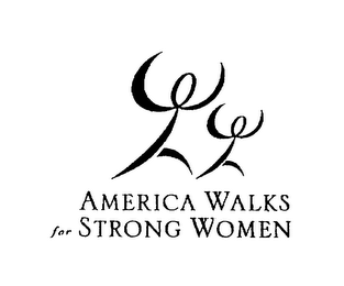 AMERICA WALKS FOR STRONG WOMEN logo