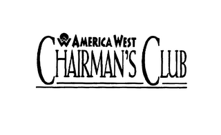 AMERICA WEST CHAIRMAN'S CLUB logo