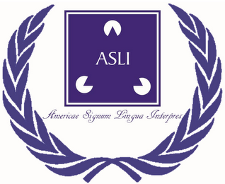 AMERICAE SIGNUM LINGUA INTERPRES logo