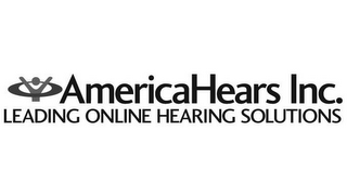AMERICAHEARS INC. LEADING ONLINE HEARING SOLUTIONS logo
