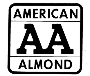 AMERICAN AA ALMOND logo