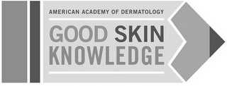 AMERICAN ACADEMY OF DERMATOLOGY GOOD SKIN KNOWLEDGE logo
