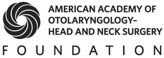 AMERICAN ACADEMY OF OTOLARYNGOLOGY - HEAD AND NECK SURGERY FOUNDATION logo
