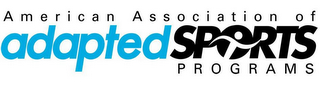 AMERICAN ASSOCIATION OF ADAPTED SPORTS PROGRAMS logo