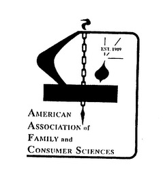 AMERICAN ASSOCIATION OF FAMILY AND CONSUMER SCIENCES EST.1909 logo
