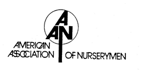 AMERICAN ASSOCIATION OF NURSERYMEN AAN logo