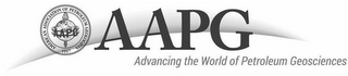 AMERICAN ASSOCIATION OF PETROLEUM GEOSCIENCES AAPG ADVANCING THE WORLD OF PETROLEUM GEOSCIENCES logo