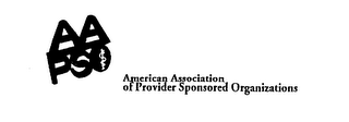AMERICAN ASSOCIATION OF PROVIDER SPONSORED ORGANIZATIONS logo