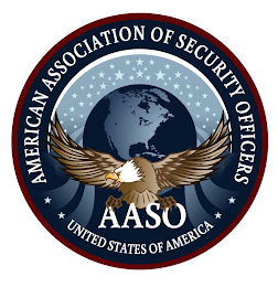AMERICAN ASSOCIATION OF SECURITY OFFICERS AASO UNITED STATES OF AMERICA logo