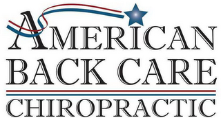 AMERICAN BACK CARE CHIROPRACTIC logo