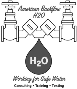 AMERICAN BACKFLOW H2O WORKING FOR SAFE WATER CONSULTING · TRAINING · TESTING logo