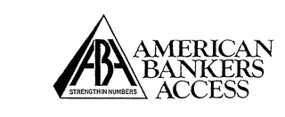 AMERICAN BANKERS ACCESS ABA STRENGTH IN NUMBERS logo