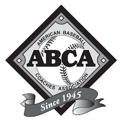 AMERICAN BASEBALL COACHES ASSOCIATION ABCA SINCE 1945 logo