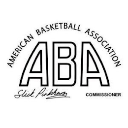 AMERICAN BASKETBALL ASSOCIATION ABA SLICK PINKHAM COMMISSIONER logo
