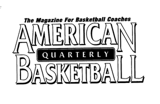 AMERICAN BASKETBALL QUARTERLY THE MAGAZINE FOR BASKETBALL COACHES logo