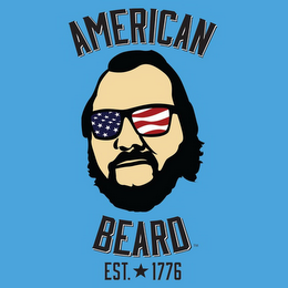AMERICAN BEARD EST 1776 logo