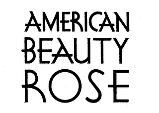 AMERICAN BEAUTY ROSE logo