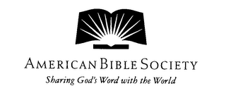 AMERICAN BIBLE SOCIETY SHARING GOD'S WORD WITH THE WORLD logo