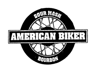 AMERICAN BIKER SOUR MASH BOURBON logo