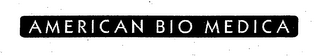 AMERICAN BIO MEDICA logo