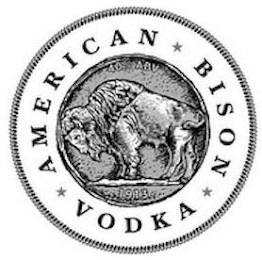 AMERICAN BISON VODKA 40% ABV 1913 logo