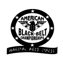 AMERICAN BLACK-BELT CHAMPIONSHIPS MARITALS ARTS FINEST logo