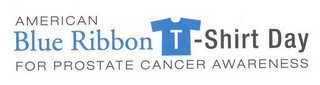 AMERICAN BLUE RIBBON T-SHIRT DAY FOR PROSTATE CANCER AWARENESS logo