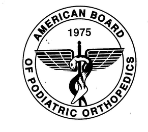 AMERICAN BOARD 1975 OF PODIATRIC ORTHOPEDICS logo