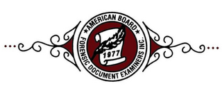 AMERICAN BOARD FORENSIC DOCUMENT EXAMINERS INC. 1977 logo