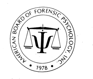 AMERICAN BOARD OF FORENSIC PSYCHOLOGY, INC, 1978 logo