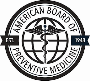 AMERICAN BOARD OF PREVENTIVE MEDICINE EST. 1948 logo