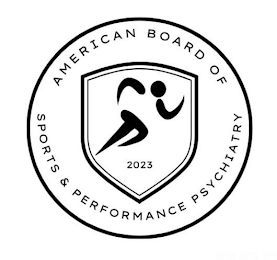 AMERICAN BOARD OF SPORTS & PERFORMANCE PSYCHIATRY 2023 logo