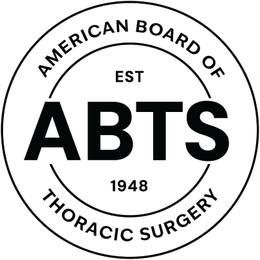 AMERICAN BOARD OF THORACIC SURGERY ABTS EST 1948 logo